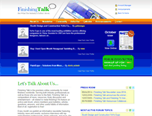 Tablet Screenshot of finishingtalk.com